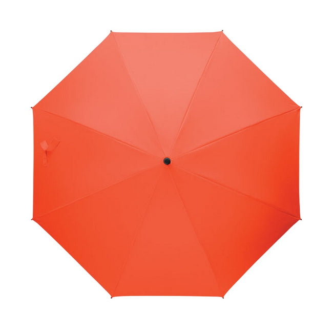 Orange - Side - MidOcean Brala Folding Umbrella