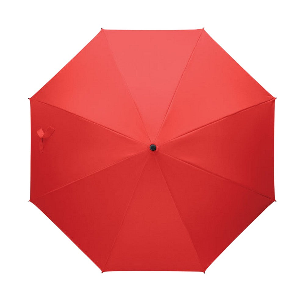 Red - Side - MidOcean Brala Folding Umbrella