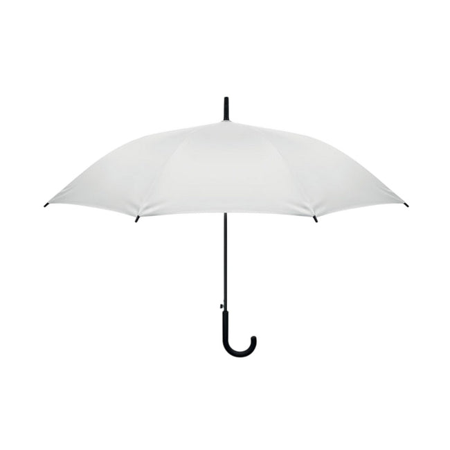 White - Front - MidOcean Brala Folding Umbrella