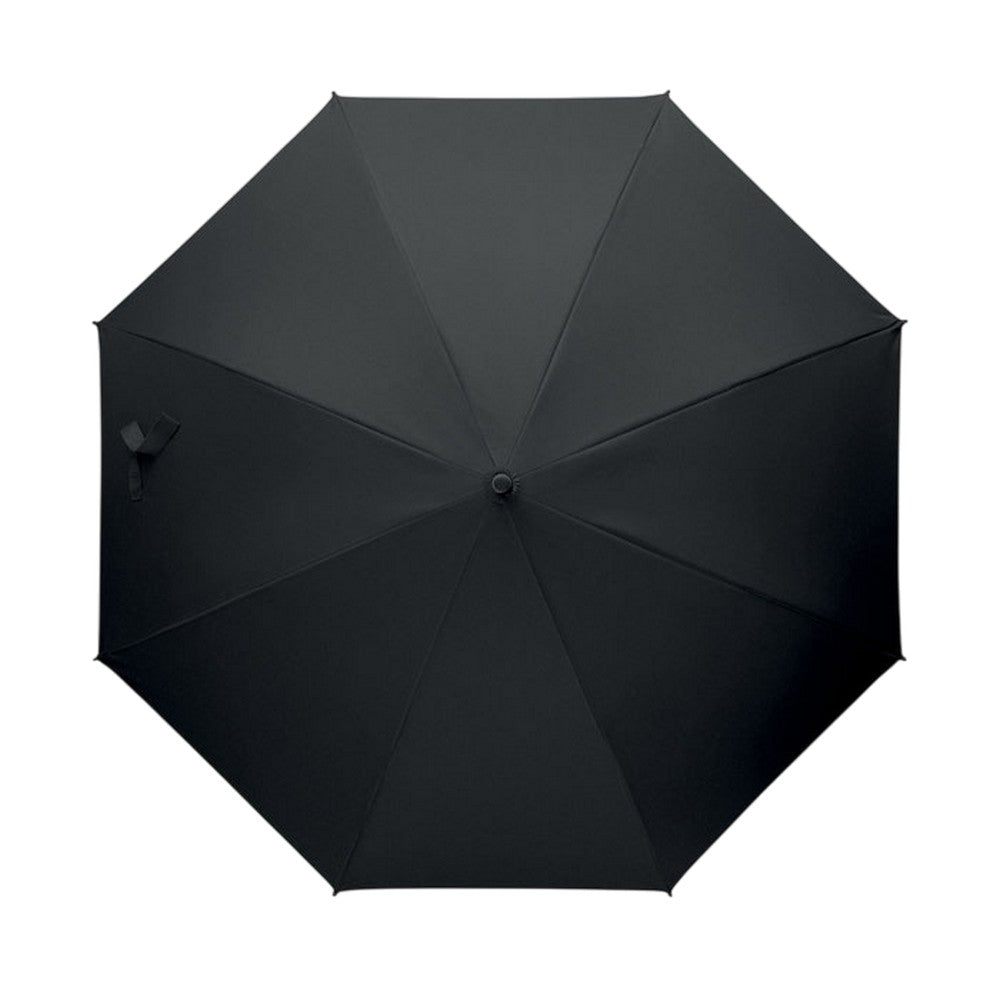 Black - Side - MidOcean Brala Folding Umbrella