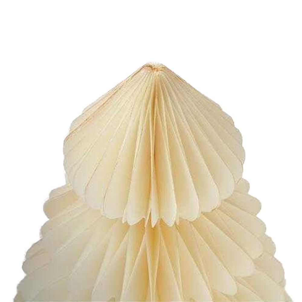 Beige - Back - MidOcean Harmobig Paper Christmas Tree Decoration