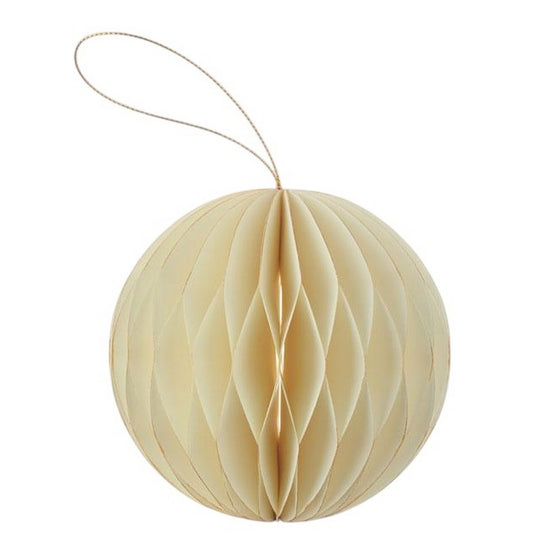 Beige - Front - MidOcean Harmobauble Foldable Christmas Bauble