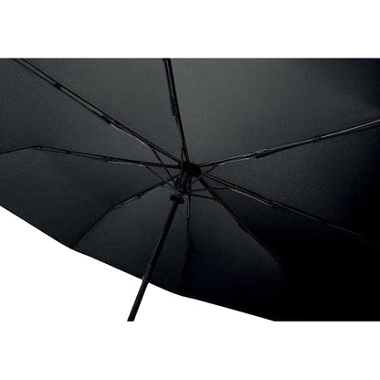 Black - Side - MidOcean UMKRAB Windproof Folding Umbrella