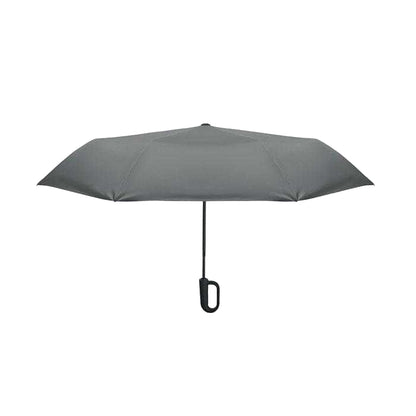 Grey - Front - MidOcean UMKRAB Windproof Folding Umbrella