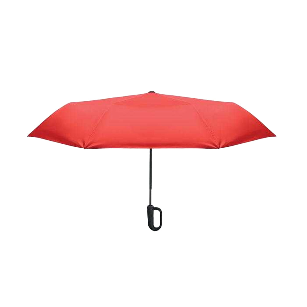 Red - Front - MidOcean UMKRAB Windproof Folding Umbrella