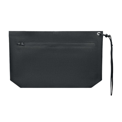 Black - Back - MidOcean Brenna Pouch Water Resistant Document Wallet