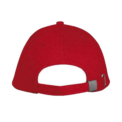 Red-White - Back - MidOcean Long Beach 5 Panel Baseball Cap