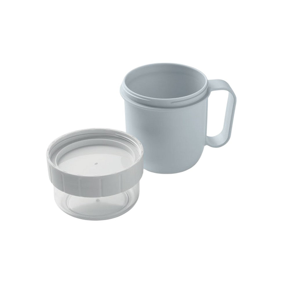 Baby Blue - Back - MidOcean Cup On Go Polypropylene 450ml Cup