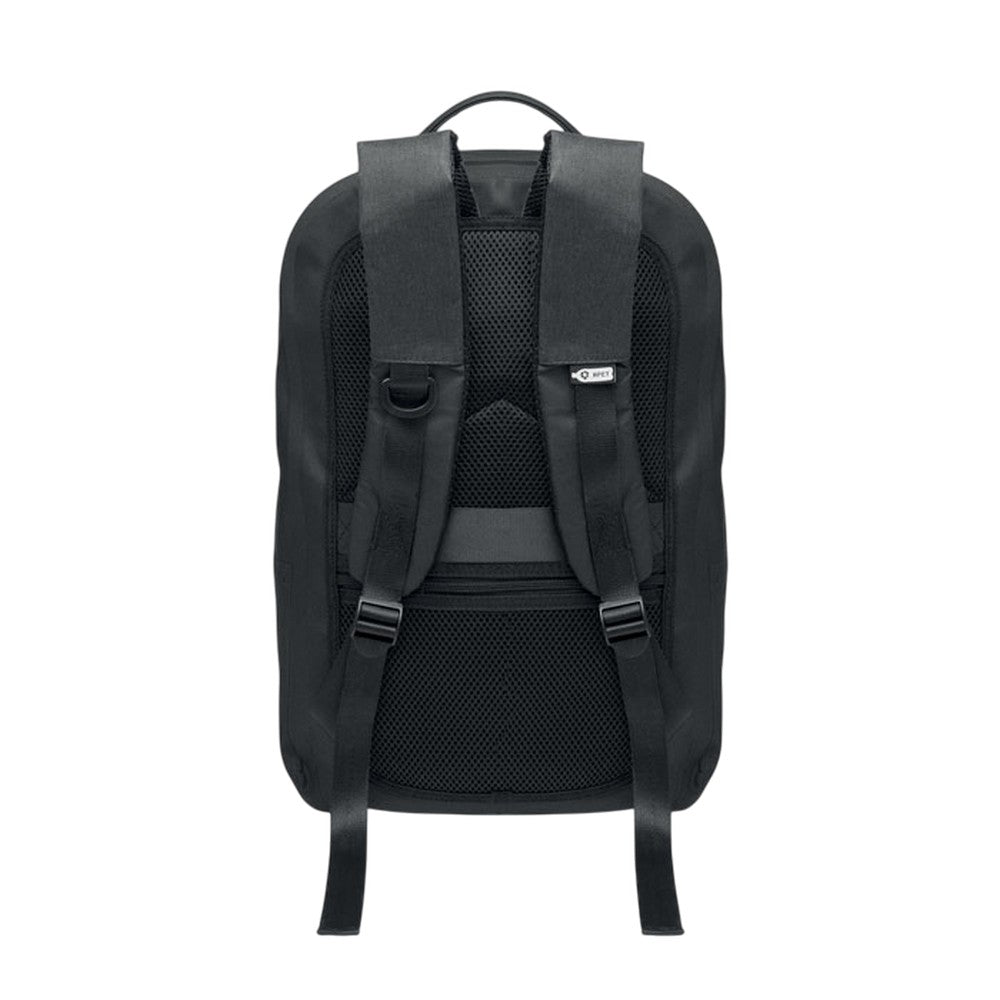 Black - Back - MidOcean Brenna RPET Laptop Backpack