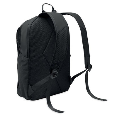 Black - Back - MidOcean Korovin PU Soft Laptop Backpack