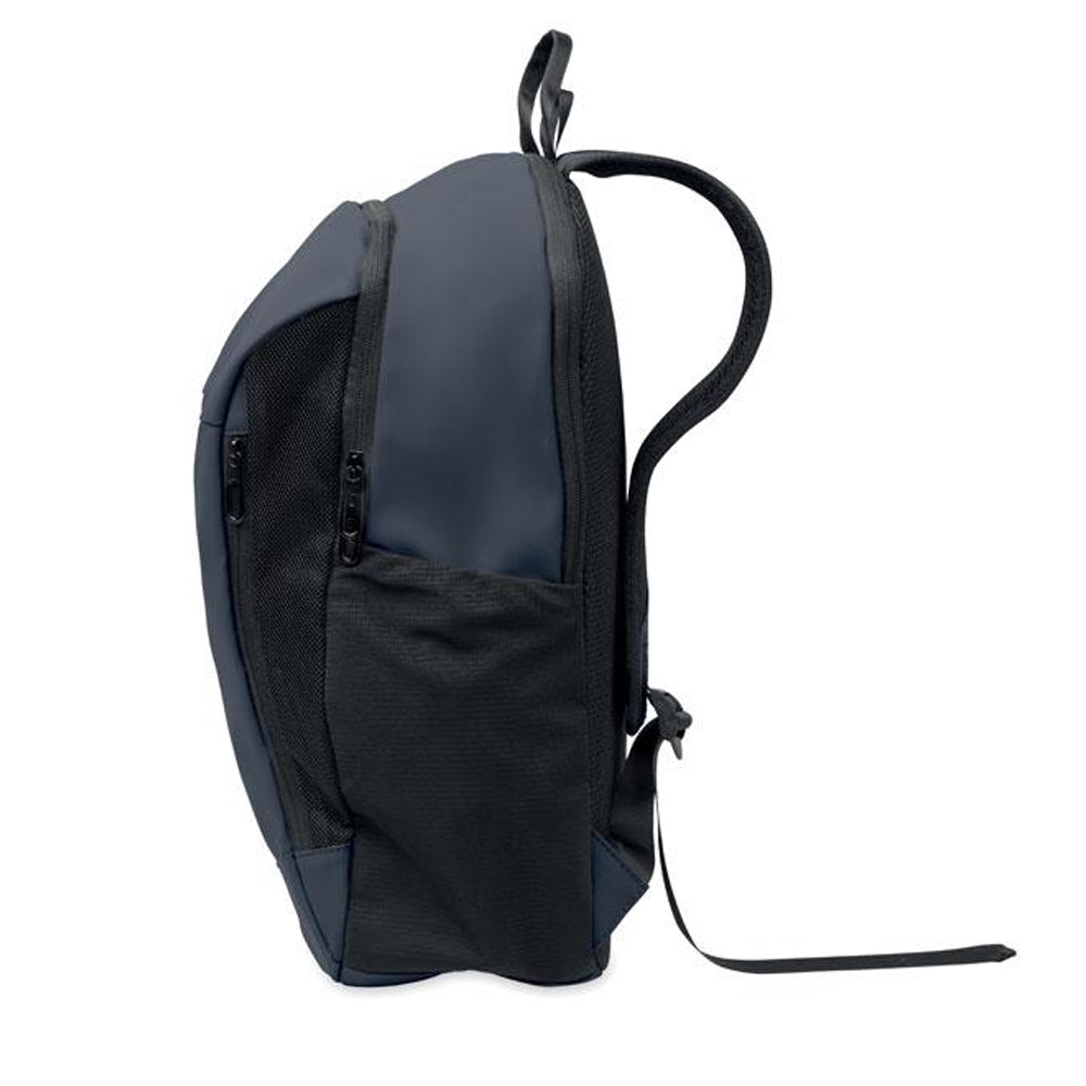 French Navy - Side - MidOcean Korovin PU Soft Laptop Backpack