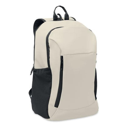 Off White - Front - MidOcean Korovin PU Soft Laptop Backpack