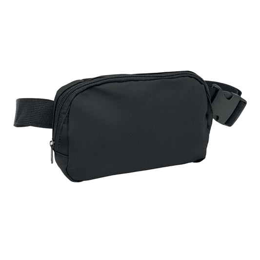 Black - Front - MidOcean Korovin Waist Polyester Waist Bag