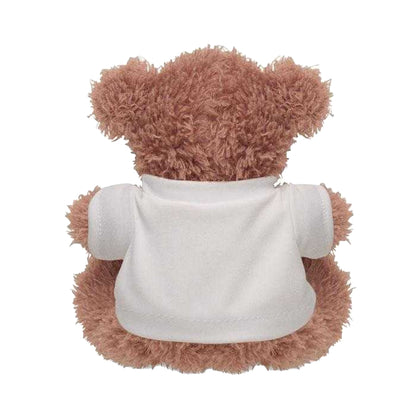 White-Brown - Back - MidOcean Doctor Plush Teddy Bear