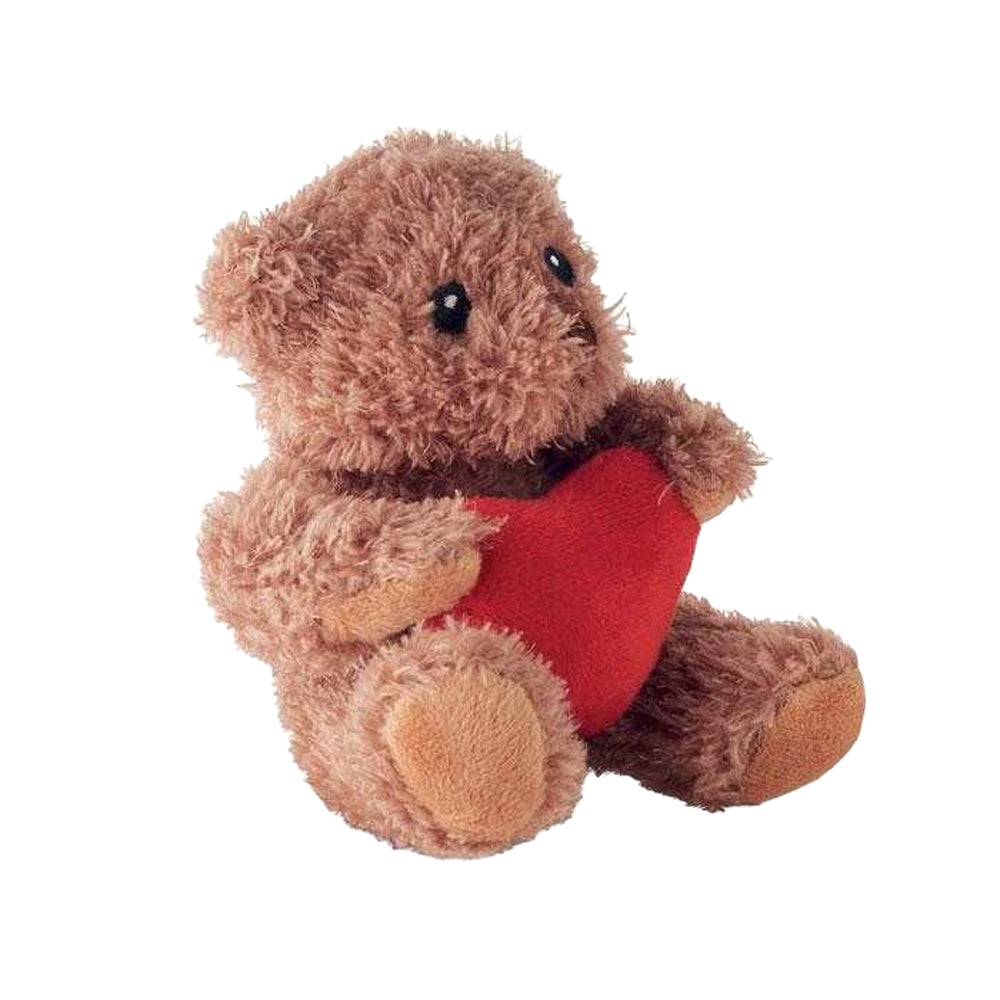Red-Brown - Back - MidOcean Cuddle Heart Plush Teddy Bear