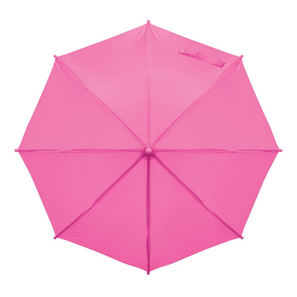 Fuchsia - Back - MidOcean Childrens-Kids Drykid Folding Umbrella