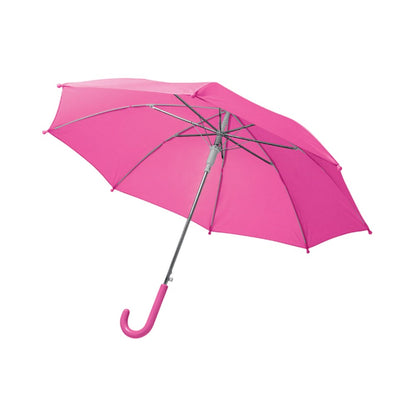 Fuchsia - Side - MidOcean Childrens-Kids Drykid Folding Umbrella