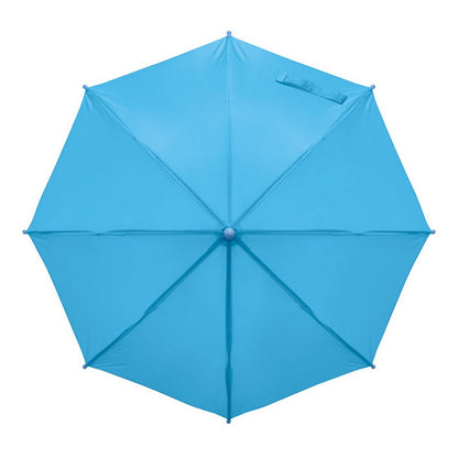 Baby Blue - Back - MidOcean Childrens-Kids Drykid Folding Umbrella