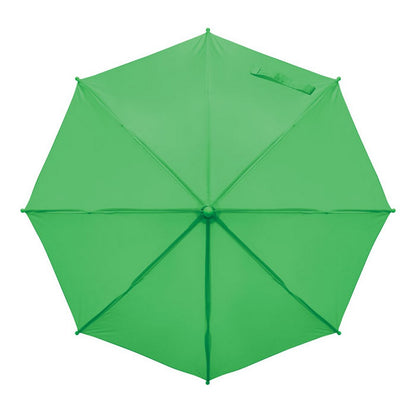 Green - Back - MidOcean Childrens-Kids Drykid Folding Umbrella