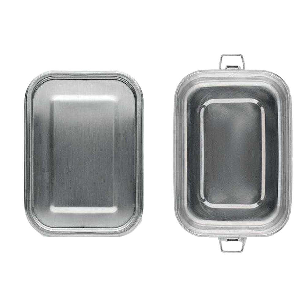 Matt Silver - Side - MidOcean Gobuddy 750ml Lunch Box