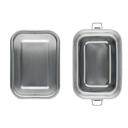 Matt Silver - Side - MidOcean Gobuddy 750ml Lunch Box