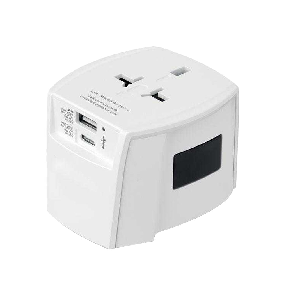 White - Back - MidOcean Skross Pro Universal Travel Adapter