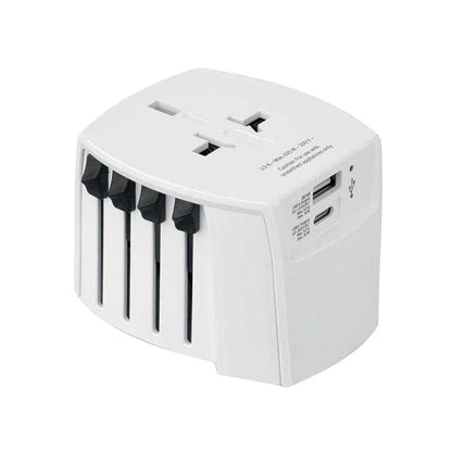 White - Front - MidOcean Skross Pro Universal Travel Adapter