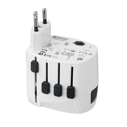 White - Lifestyle - MidOcean Universal Travel Adapter