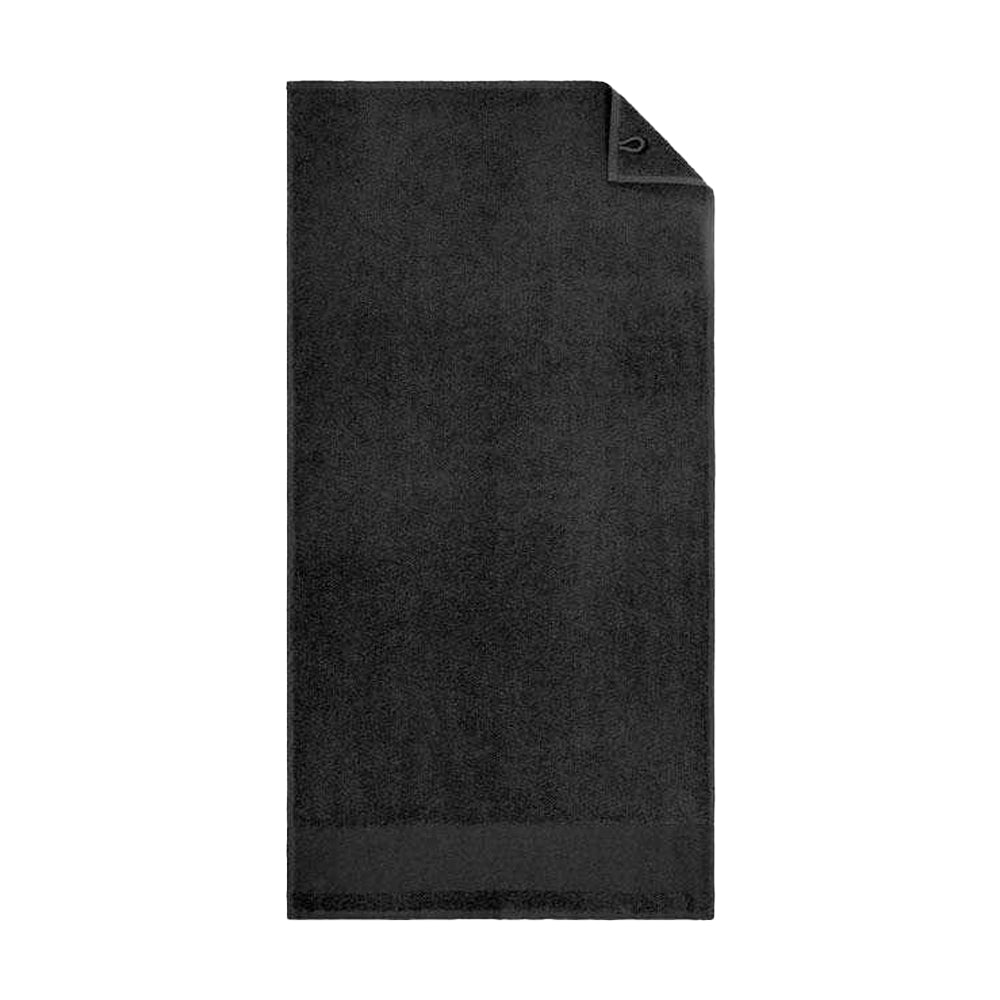 Black - Back - MidOcean Island 50 Cotton Hand Towel