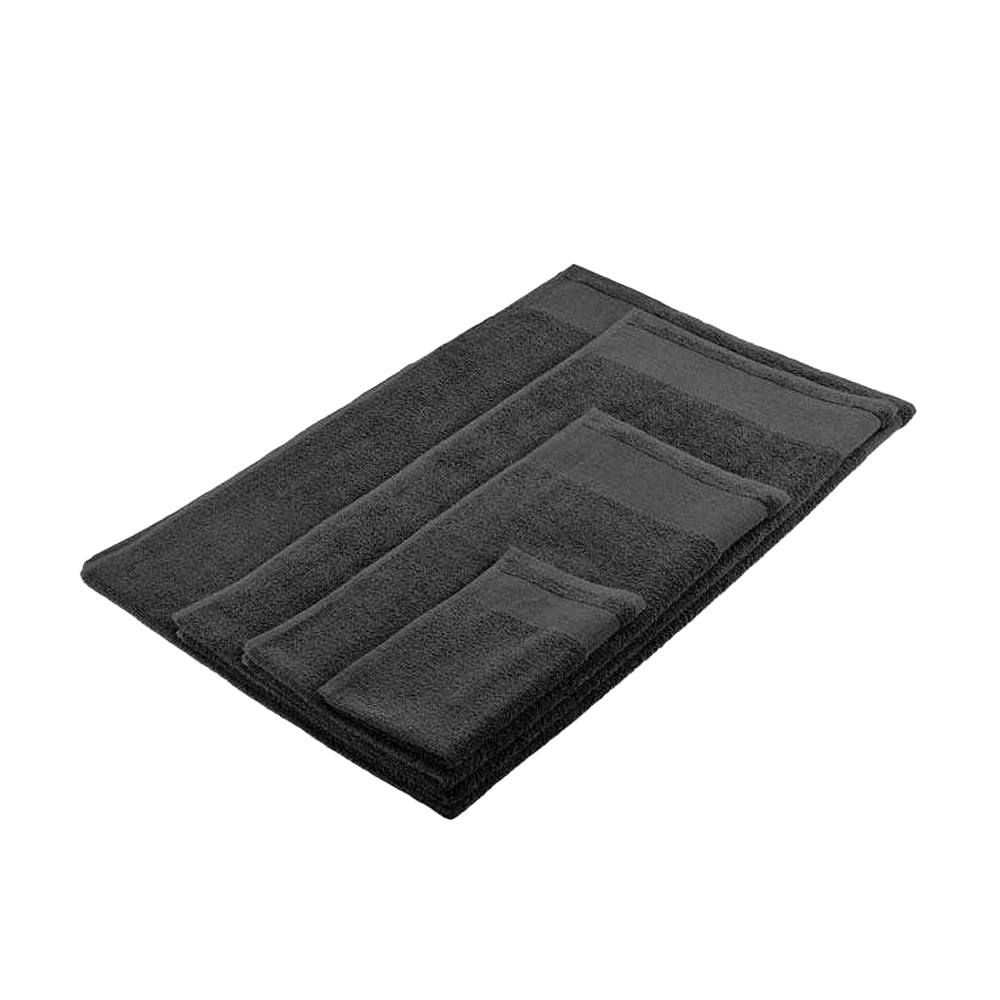Black - Lifestyle - MidOcean Island 50 Cotton Hand Towel