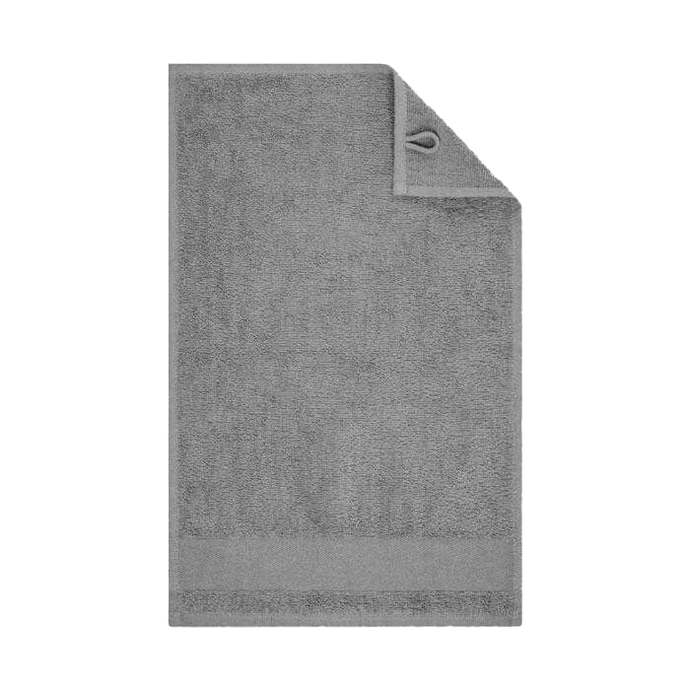Stone Grey - Back - MidOcean Island 30 Cotton Guest Towel