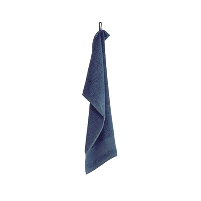 Blue - Side - MidOcean Island 30 Cotton Guest Towel
