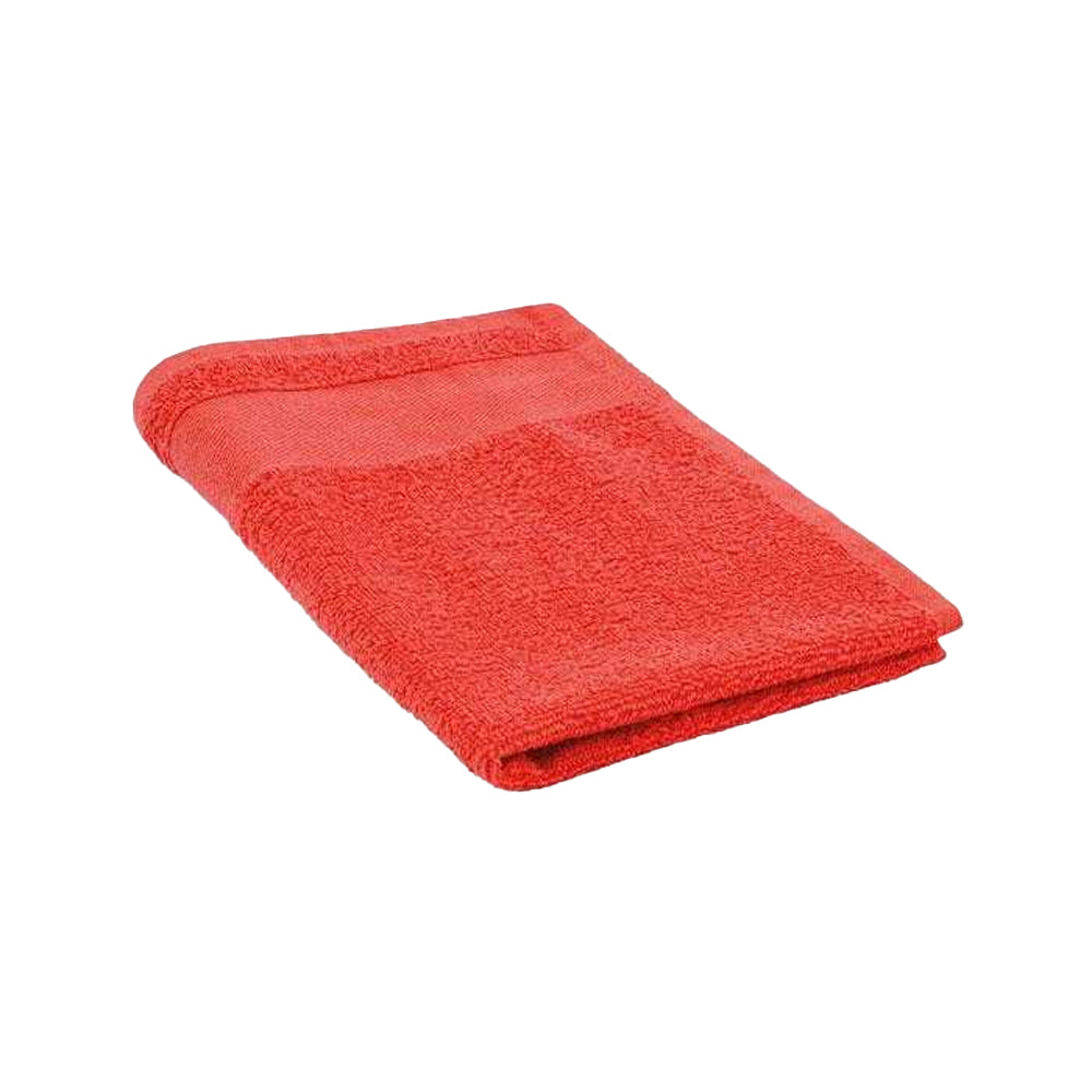 Red - Front - MidOcean Island 30 Cotton Guest Towel