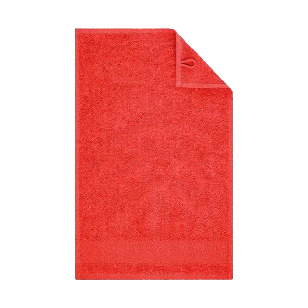Red - Back - MidOcean Island 30 Cotton Guest Towel