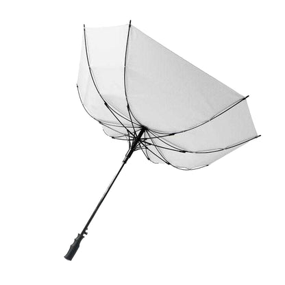 White - Back - MidOcean Windproof Folding Umbrella