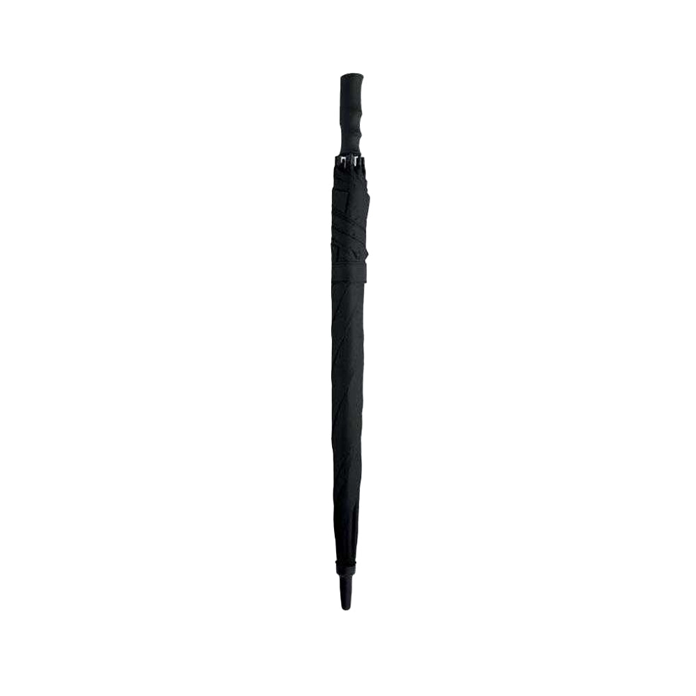 Black - Side - MidOcean Windproof Folding Umbrella