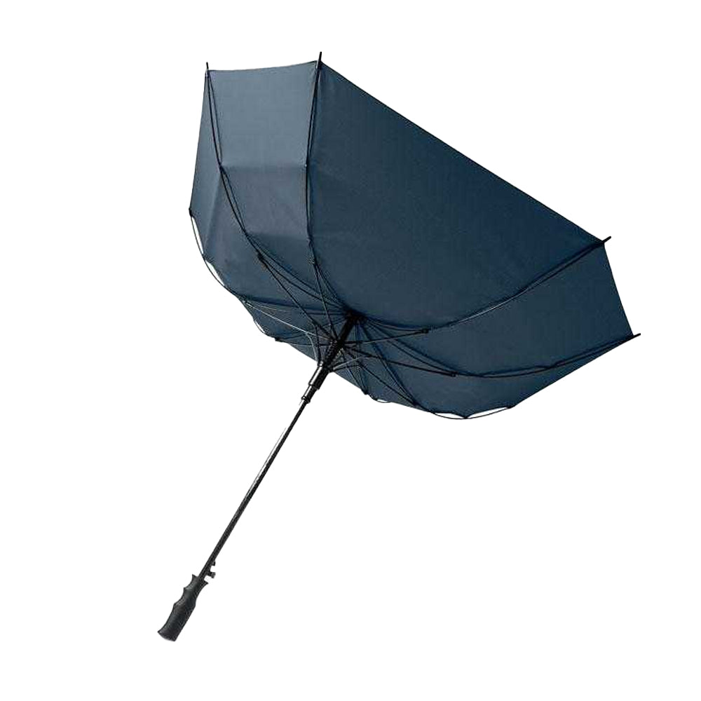 Blue - Back - MidOcean Windproof Folding Umbrella