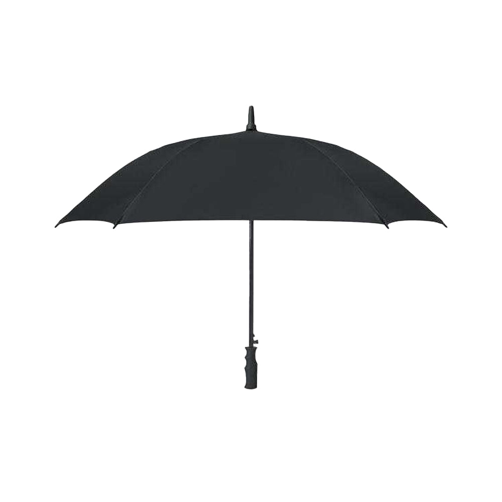 Black - Front - MidOcean Windproof Folding Umbrella
