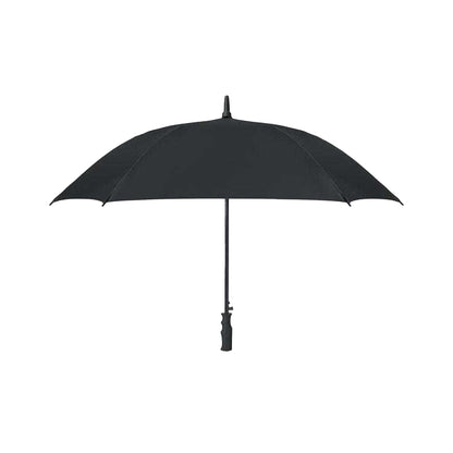 Black - Front - MidOcean Windproof Folding Umbrella