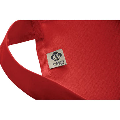 Red - Lifestyle - MidOcean Gamma Organic Cotton Bib Apron