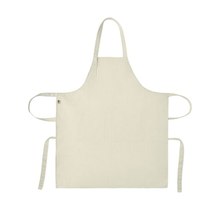 Off White - Back - MidOcean Gamma Organic Cotton Bib Apron