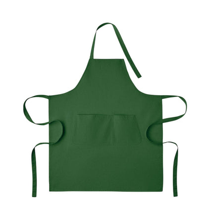 Dark Green - Front - MidOcean Gamma Organic Cotton Bib Apron