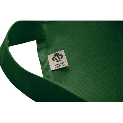Dark Green - Side - MidOcean Gamma Organic Cotton Bib Apron