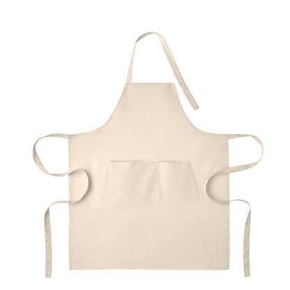 Beige - Front - MidOcean Gamma Organic Cotton Bib Apron