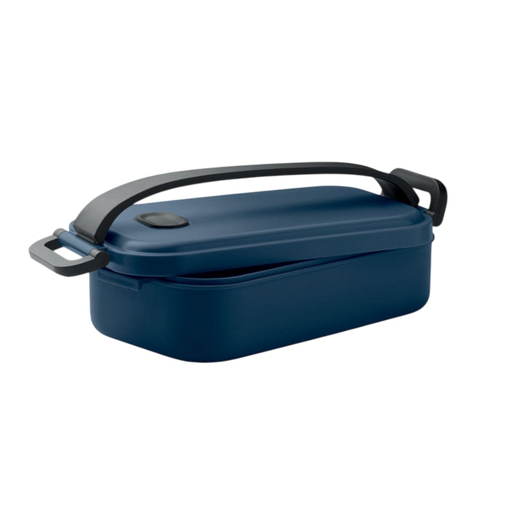 French Navy - Back - MidOcean Sarnie Polypropylene 800ml Lunch Box
