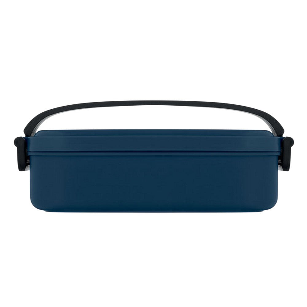 French Navy - Side - MidOcean Sarnie Polypropylene 800ml Lunch Box