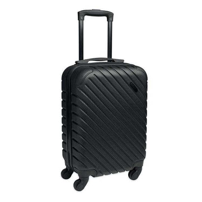 Black - Back - MidOcean Tremont Hardshell Trolley Suitcase