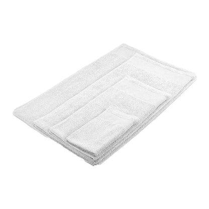 White - Side - MidOcean Island 100 Cotton Bath Towel