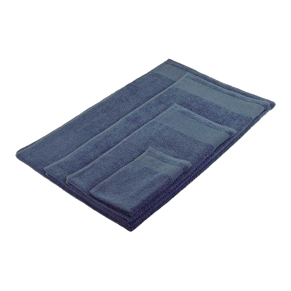 Blue - Side - MidOcean Island 100 Cotton Bath Towel
