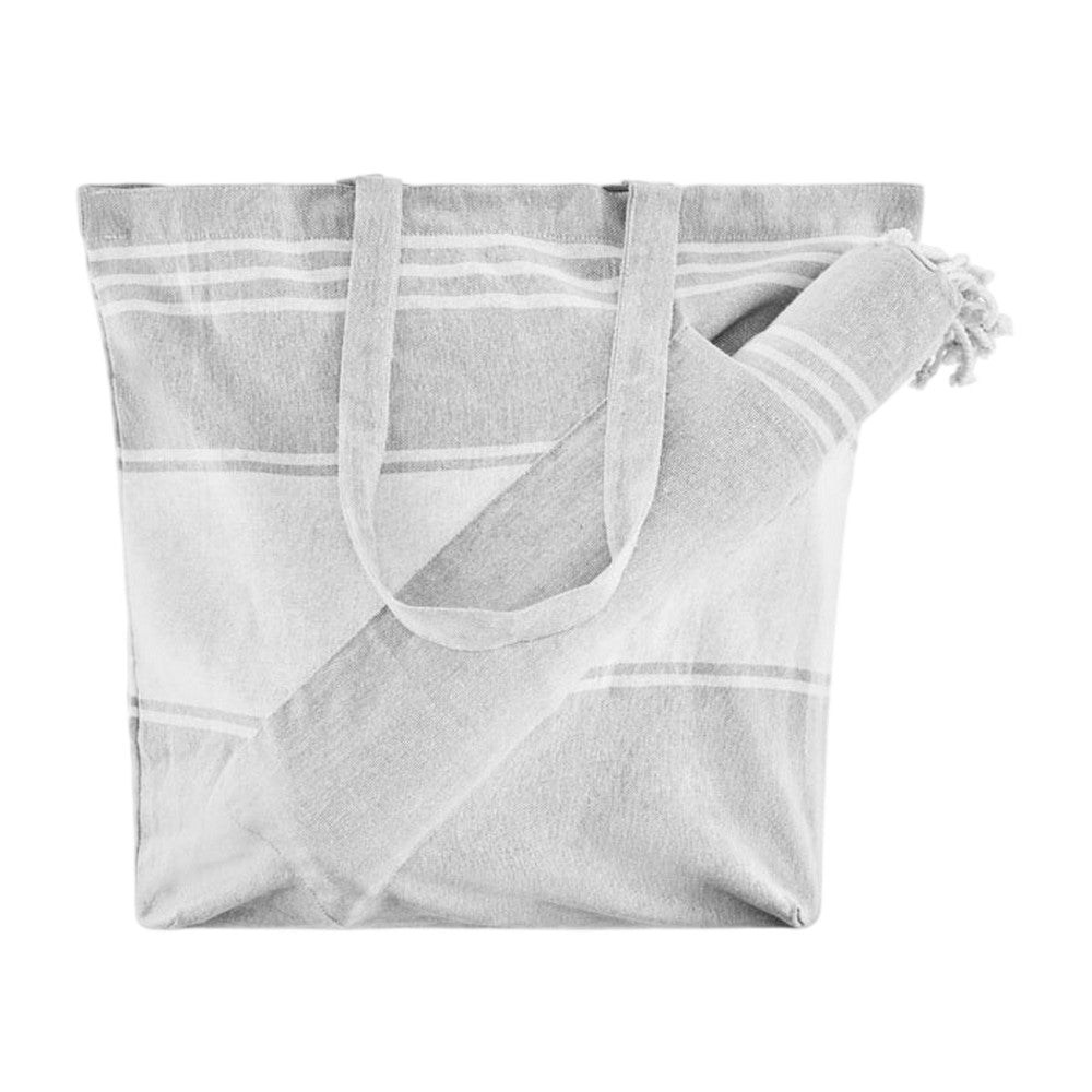 Grey - Front - MidOcean Hummum Tote Bag Set
